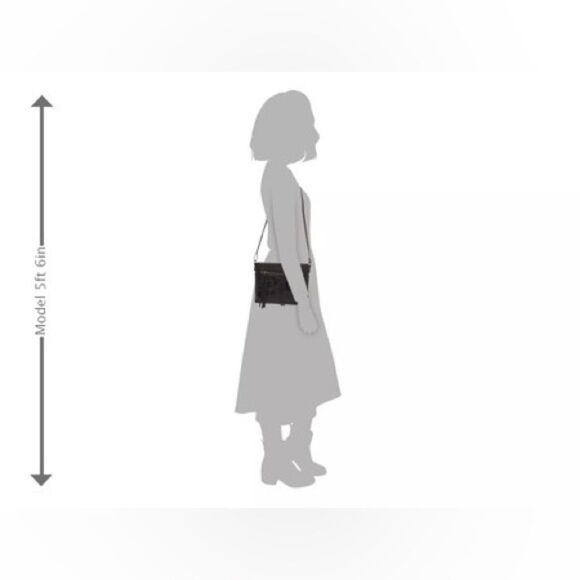 The Sak Sanibel Leather Crossbody Bag In Black